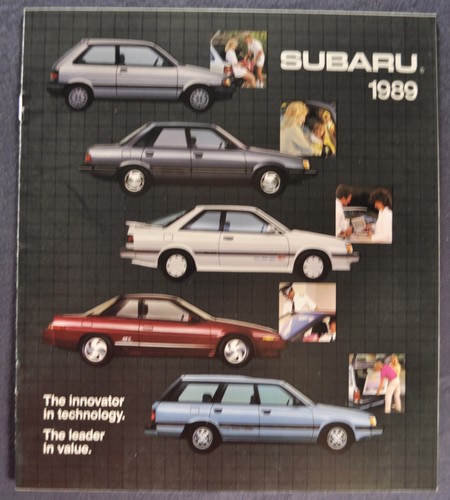 1989 subaru brochure turbo - 1989,